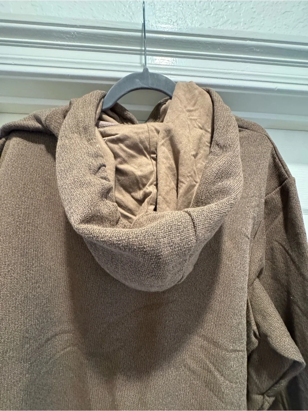 Goodfellow & Co Sz XXL Brown Crewneck Hooded Sweater NWT